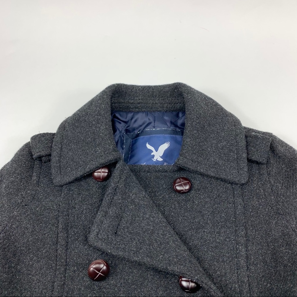 American Eagle Peacoat Jacket Double Breasted - image 6